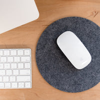 Sustainable Round Felt Mousepad