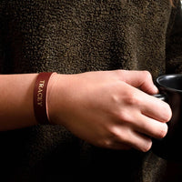 Personalized Leather Bracelet