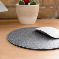 Sustainable Round Felt Mousepad