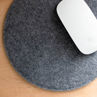 Sustainable Round Felt Mousepad