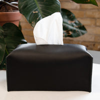 Rectangle Leather Tissue Box Cover