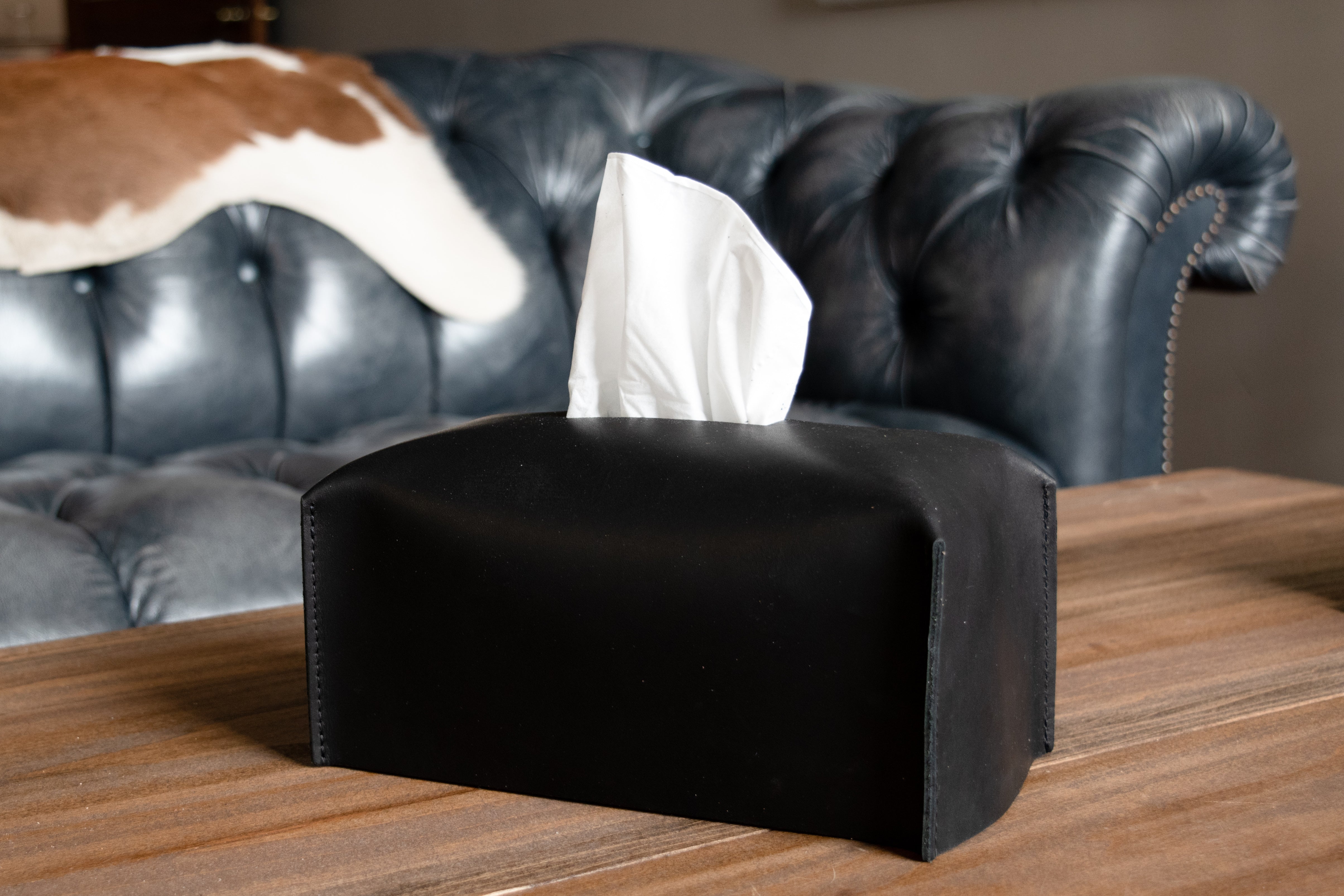 Rectangle Leather Tissue Box Cover – Northwind Supply