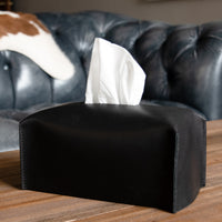 Rectangle Leather Tissue Box Cover