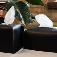 Rectangle Leather Tissue Box Cover