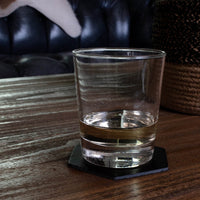 Personalized Leather Hexagon Coasters - Set of 4