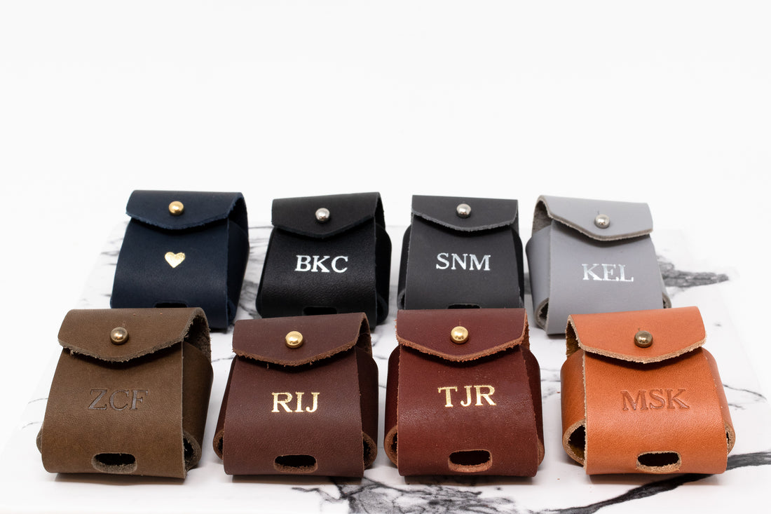 Personalized Leather Airpod Case (Gen. 1 & 2)