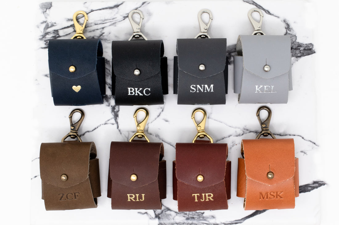 Personalized Leather Airpod Case (Gen. 1 & 2)