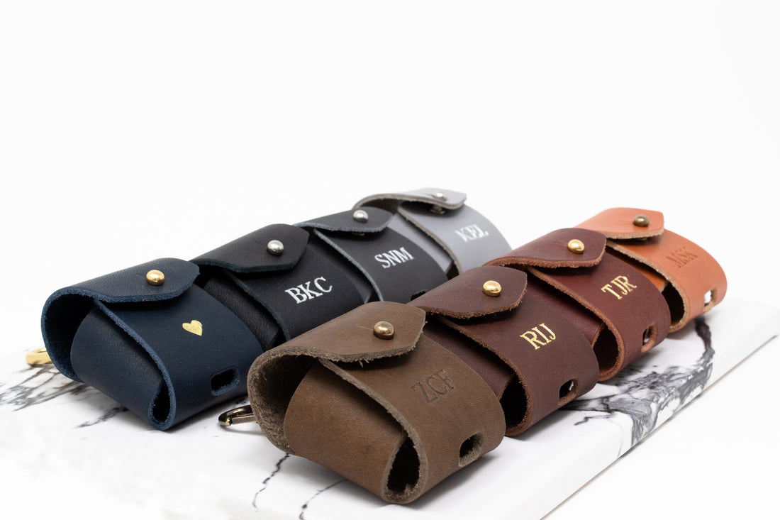 Personalized Leather Airpod Case (Gen. 1 & 2)