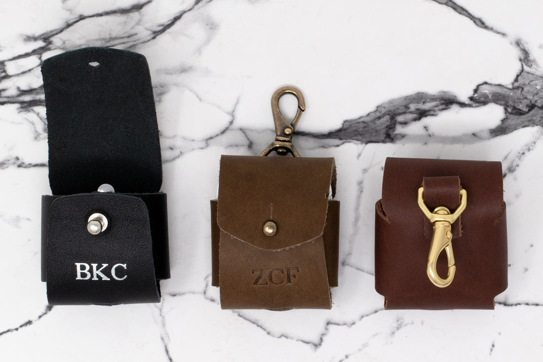 Personalized Leather Airpod Case (Gen. 1 & 2)