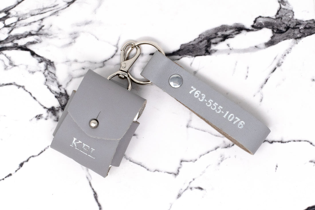 Personalized Leather Airpod Case (Gen. 1 & 2)