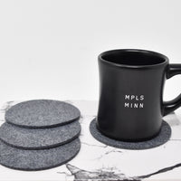 Premium Felt Circle Coasters