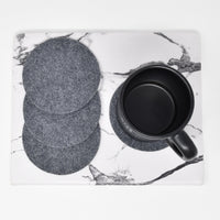 Premium Felt Circle Coasters