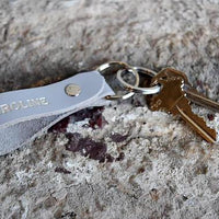 Custom Double Sided Leather Keychain