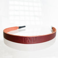 Monogrammed Leather Sunglass Strap