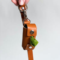 Personalized Leather Dog Waste Bag Holder