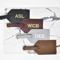 Personalized Leather Luggage Tag