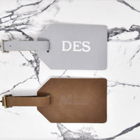 Personalized Leather Luggage Tag