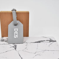 Personalized Leather Luggage Tag