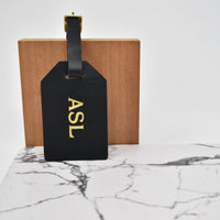 Personalized Leather Luggage Tag