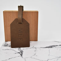 Personalized Leather Luggage Tag