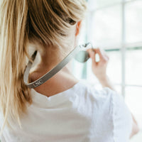 Monogrammed Leather Sunglass Strap