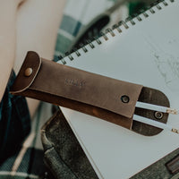Personalized Leather Pencil Case