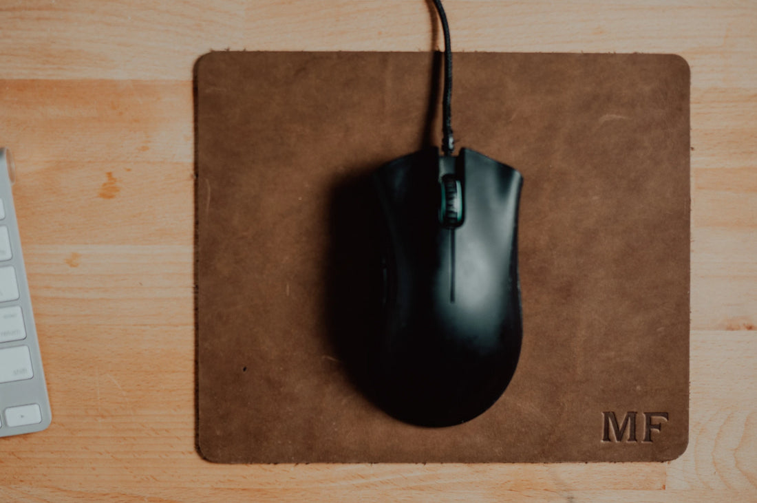 Personalized Leather Mousepad