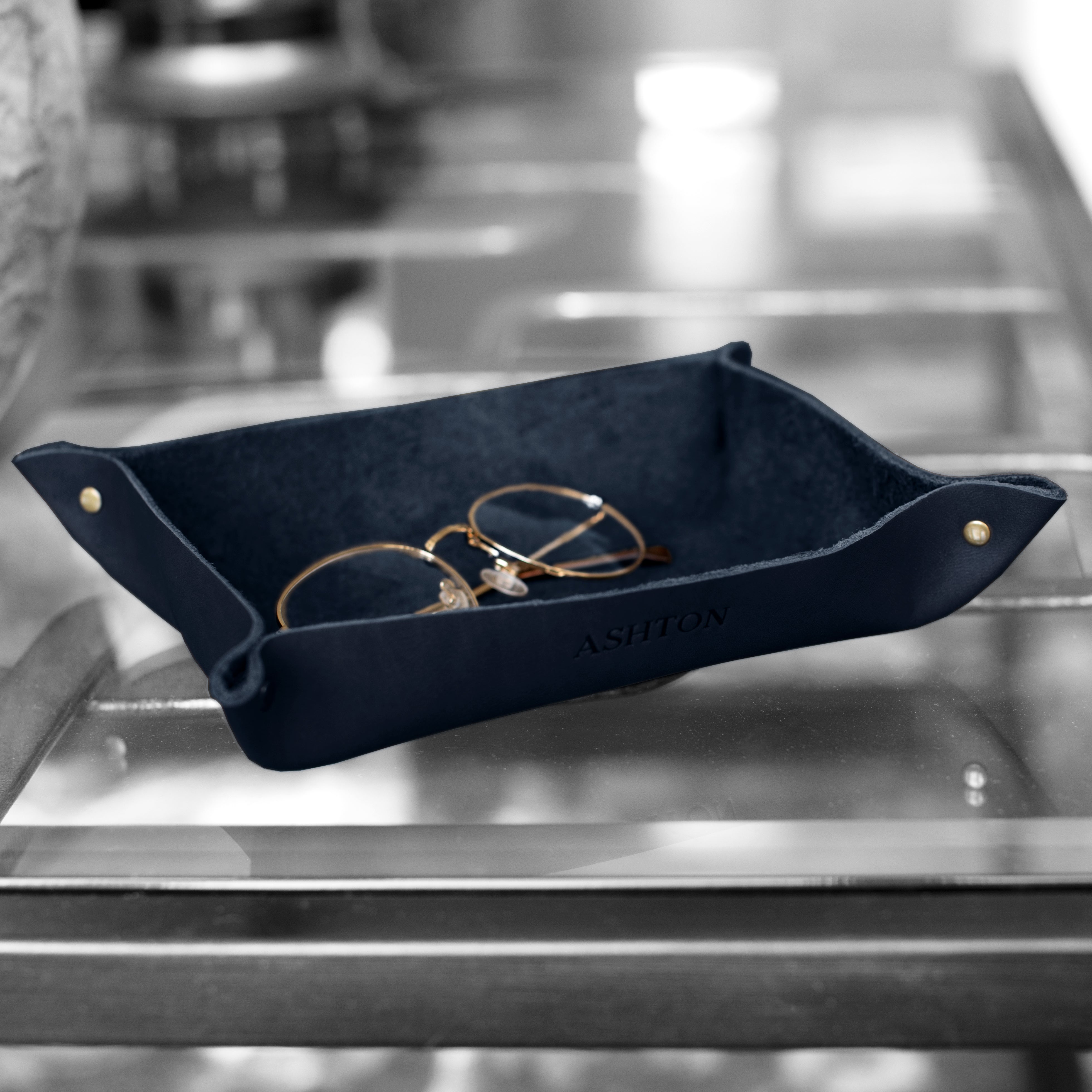 Personalized Noir Serving Tray