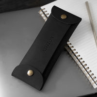 Personalized Leather Pencil Case