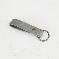 Personalized Leather Keychain