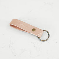 Personalized Leather Keychain