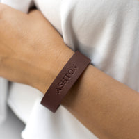 Personalized Leather Bracelet