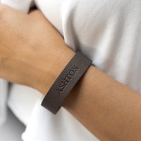 Personalized Leather Bracelet