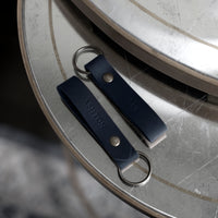Double Sided Personalized Leather Keychain