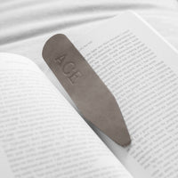 Personalized Leather Bookmark