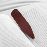 Personalized Leather Bookmark