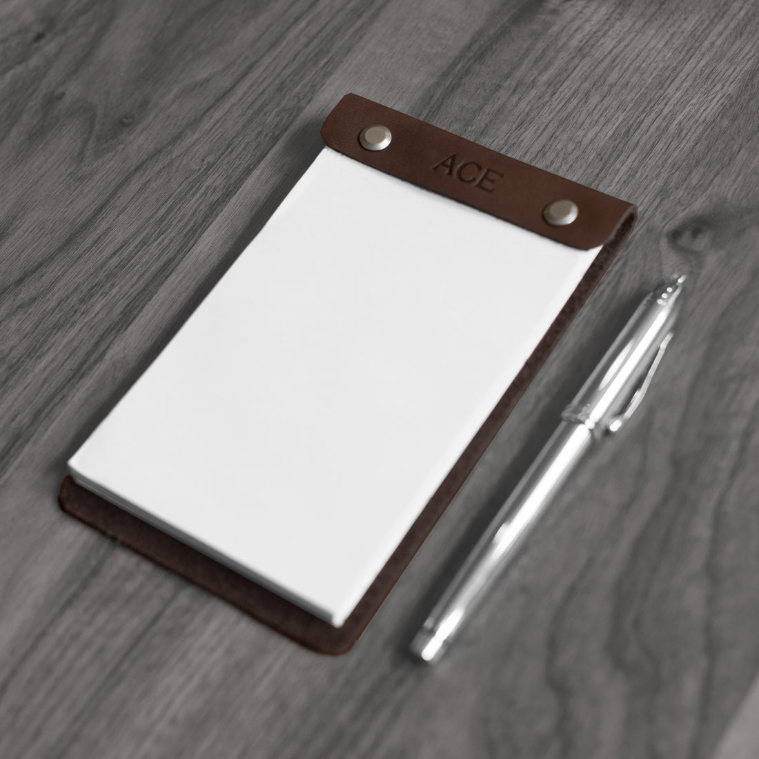 Personalized Leather Notepad