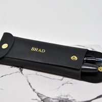Personalized Leather Pencil Case