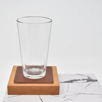 Personalized Leather Square Coasters - Set of 4