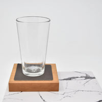 Personalized Leather Square Coasters - Set of 4