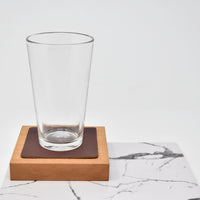 Personalized Leather Square Coasters - Set of 4