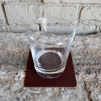 Custom Leather Square Coasters