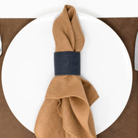 Personalized Leather Napkin Ring. Leather Napkin Holder. Leather Ring. Table Decor. Leather Decor. Set of 2. Snap Napkin Ring. Made in USA.