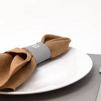 Personalized Leather Napkin Ring. Leather Napkin Holder. Leather Ring. Table Decor. Leather Decor. Set of 2. Snap Napkin Ring. Made in USA.