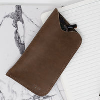 Leather Glasses Sleeve. Personalized Sunglasses Sleeve. Leather Glasses Case. Customized Leather Sleeve. Glasses Sleeve. Sunglasses Sleeve.
