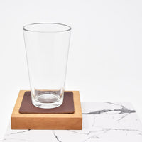 Personalized Leather Square Coasters - Set of 4