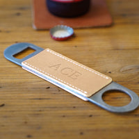 Leather Wrapped Bottle Opener