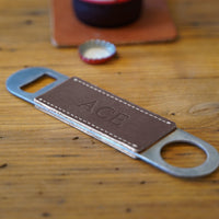 Leather Wrapped Bottle Opener