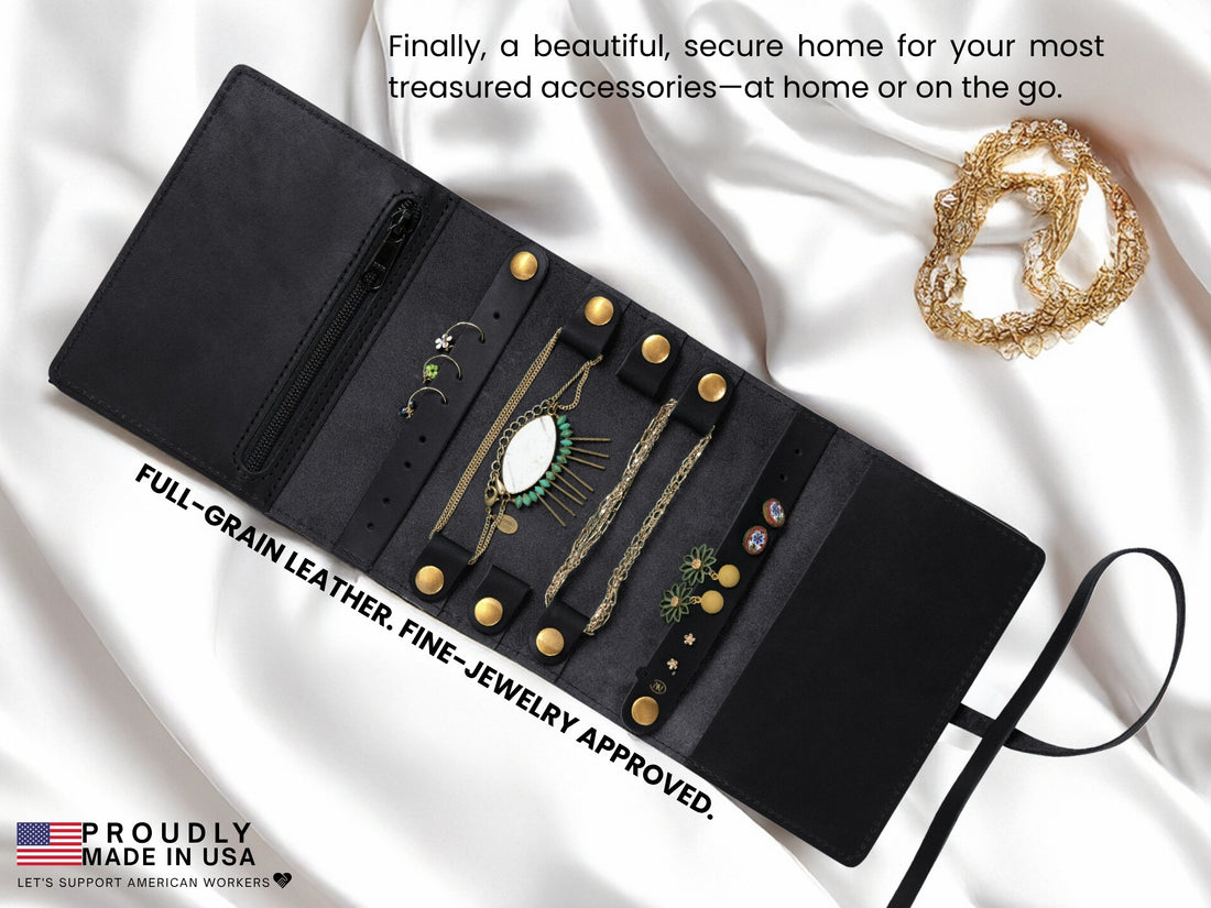 Leather Jewelry Organizer