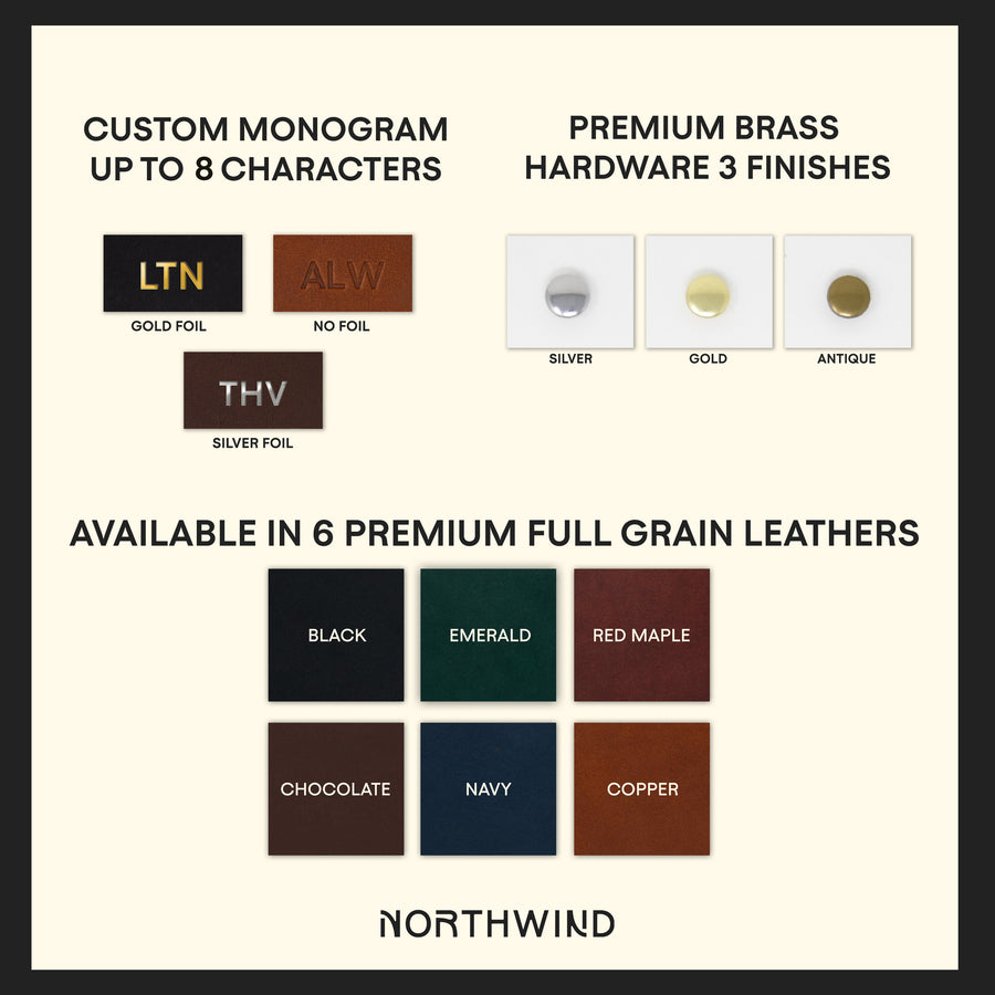 Personalized Leather Notepad